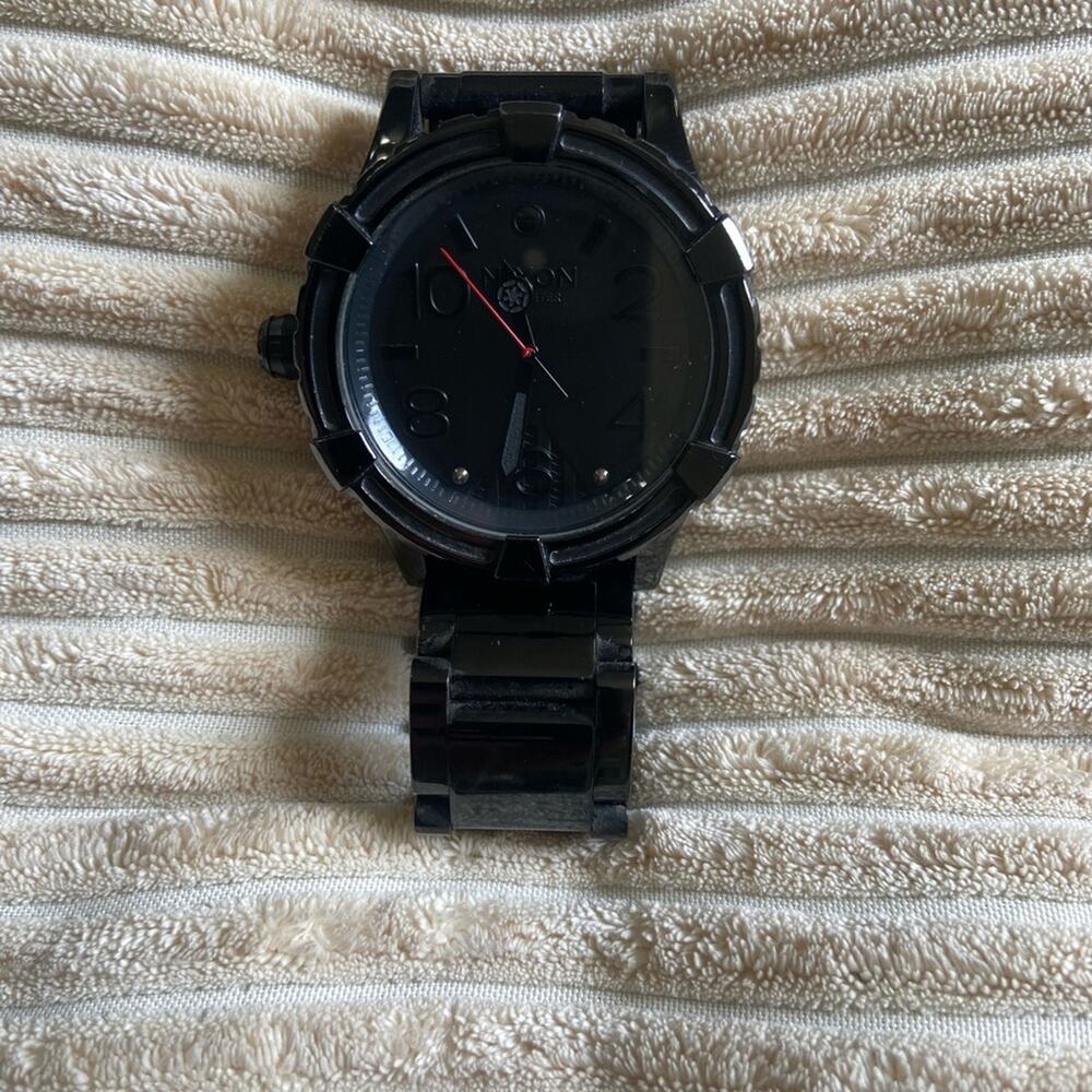 Nixon Star Wars Black Watch with Glossy Finish